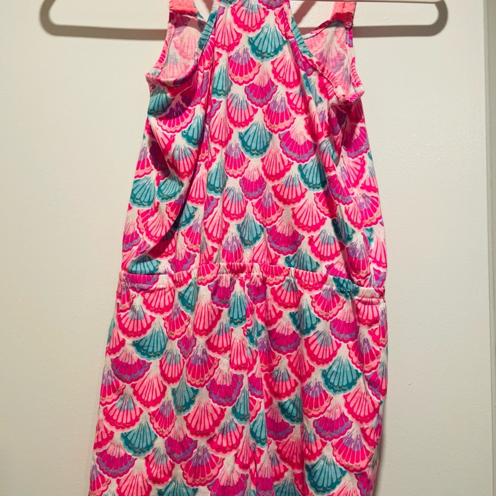 Tommy Bahama Gold Glitter Colorful SeaShell Pattern Romper - Picture 4 of 6